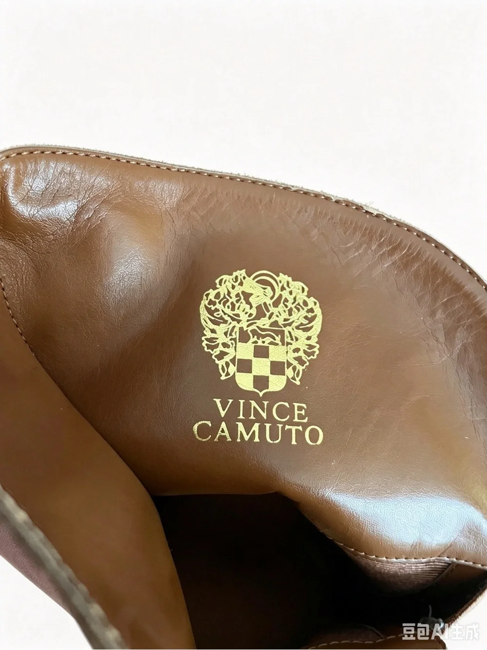 Vince Camuto Burnished Ombré Brown Leather just Over-the-Knee Riding Boots Size6